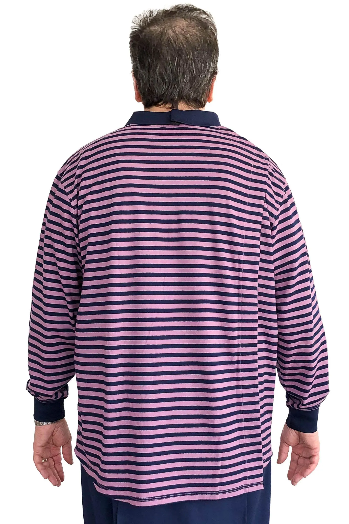 Adaptive Polo Shirt With Long Sleeves for Men