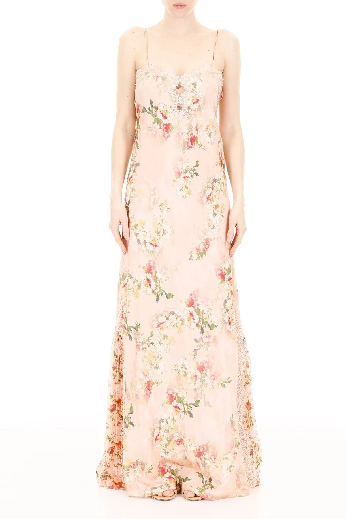 Alberta Ferretti Floral Slip Dress