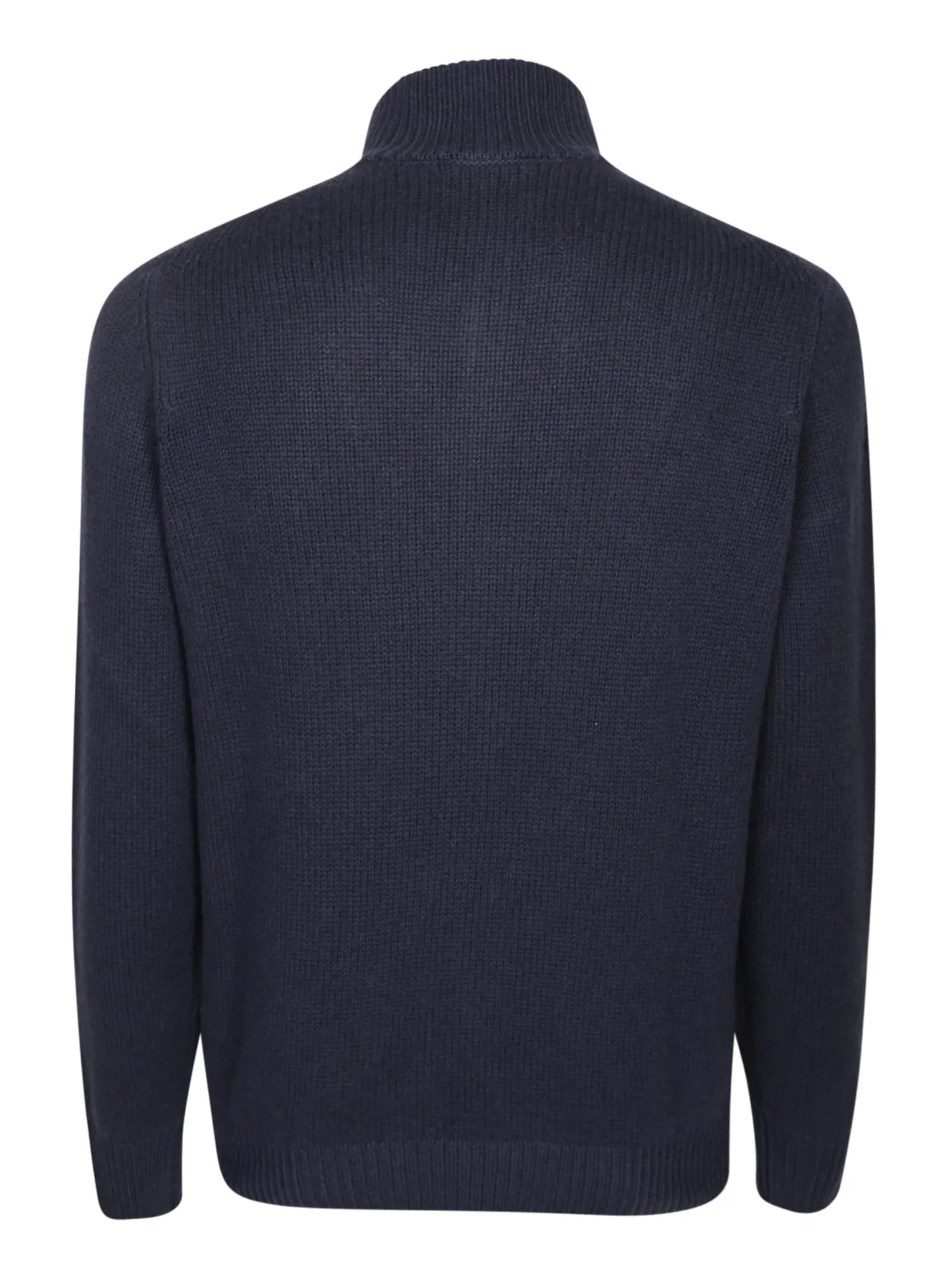 Blue zip pullover
