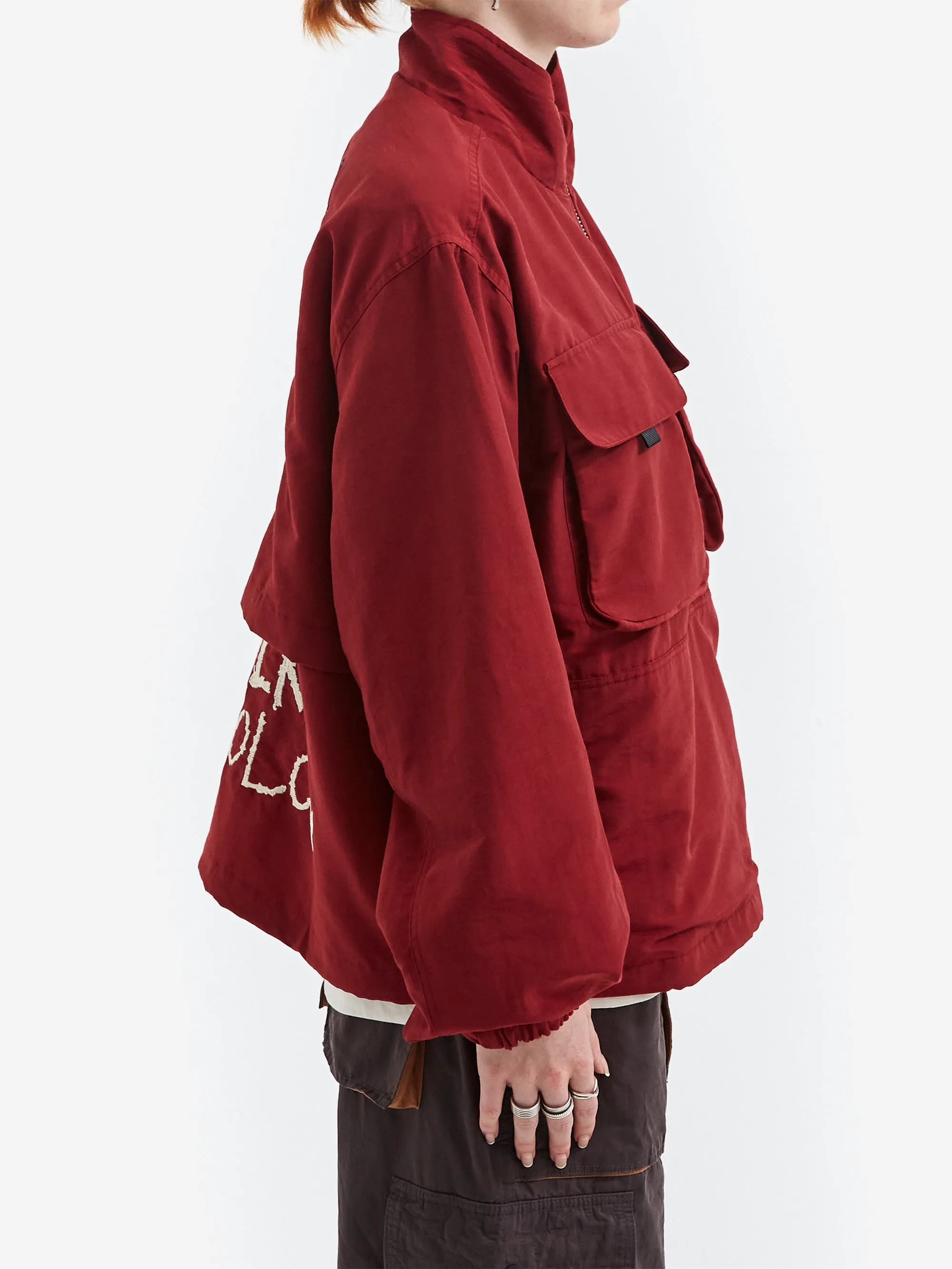 Brain Dead Brain Dead Equipment Running Pullover W - Red