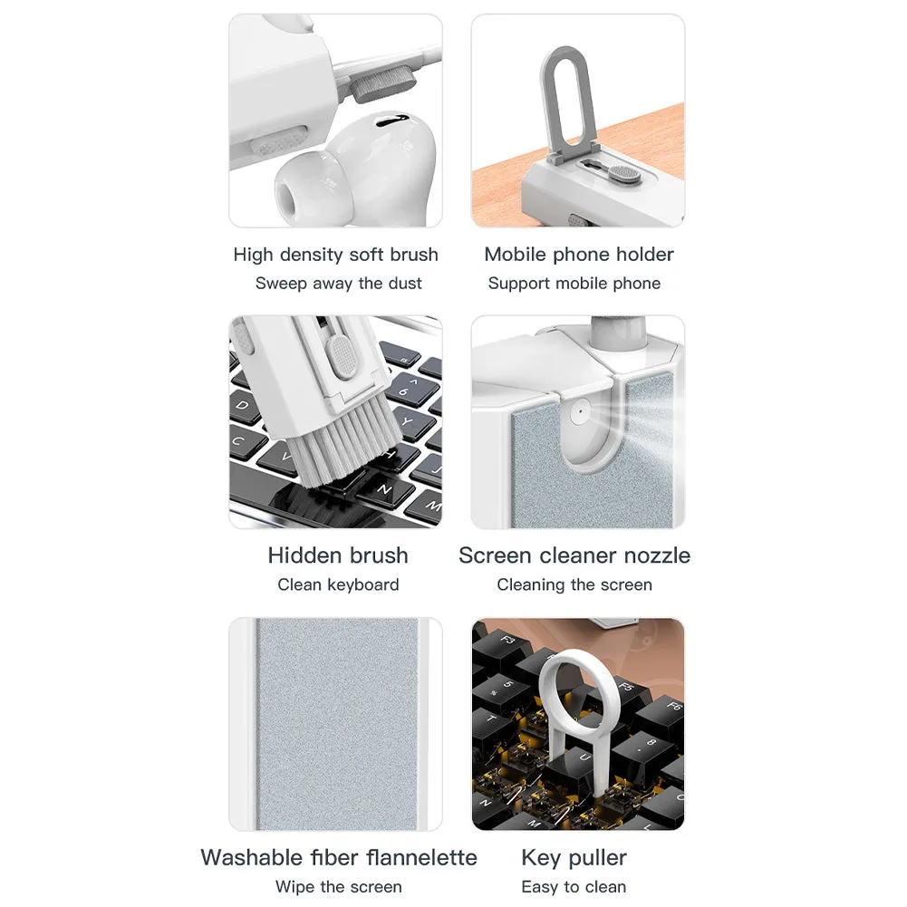 Computer Keyboard Cleaner Brush Kit Multi-functional Bluetooth