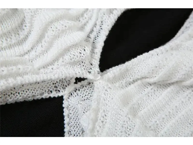 Crochet Knit Maxi Dress^