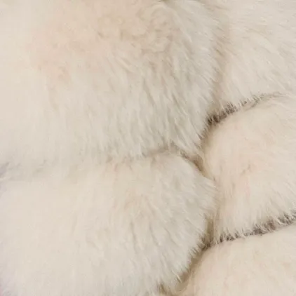 Cropped Capri Fox Fur Coat
