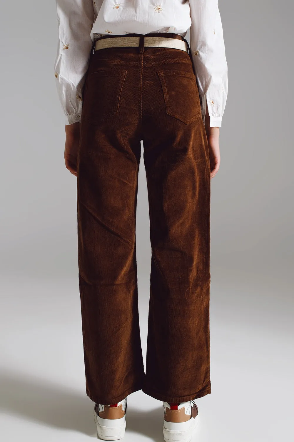 Cropped Cord Pants