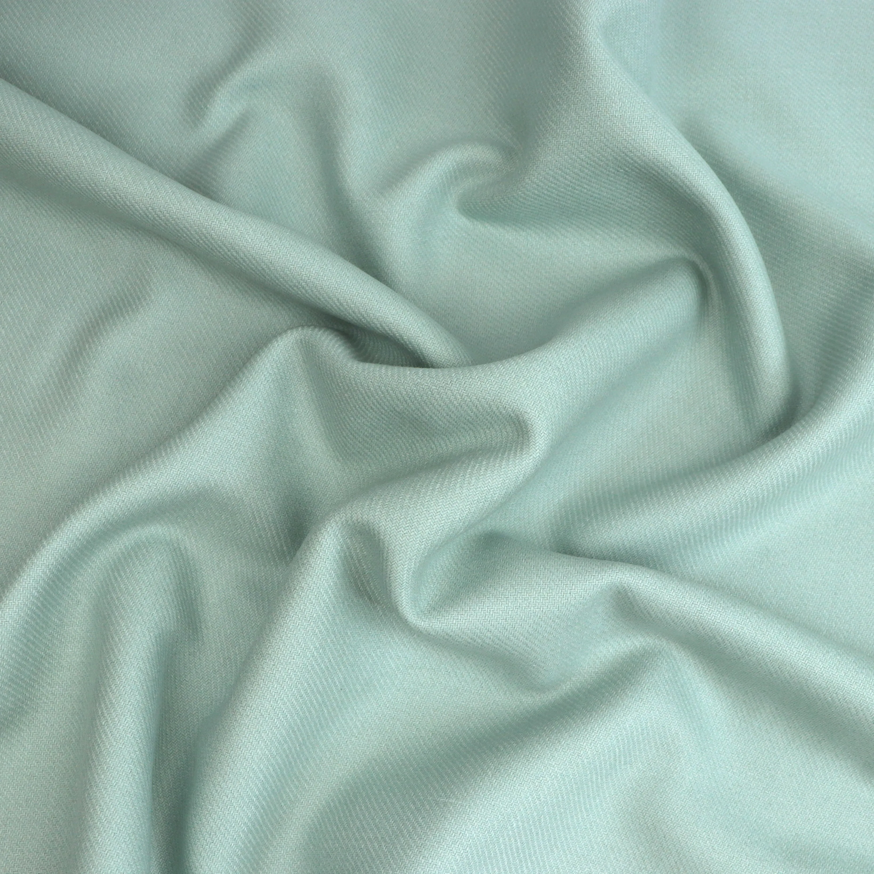 Deadstock Wool Cashmere Blend Coating - Duck Egg - SALE