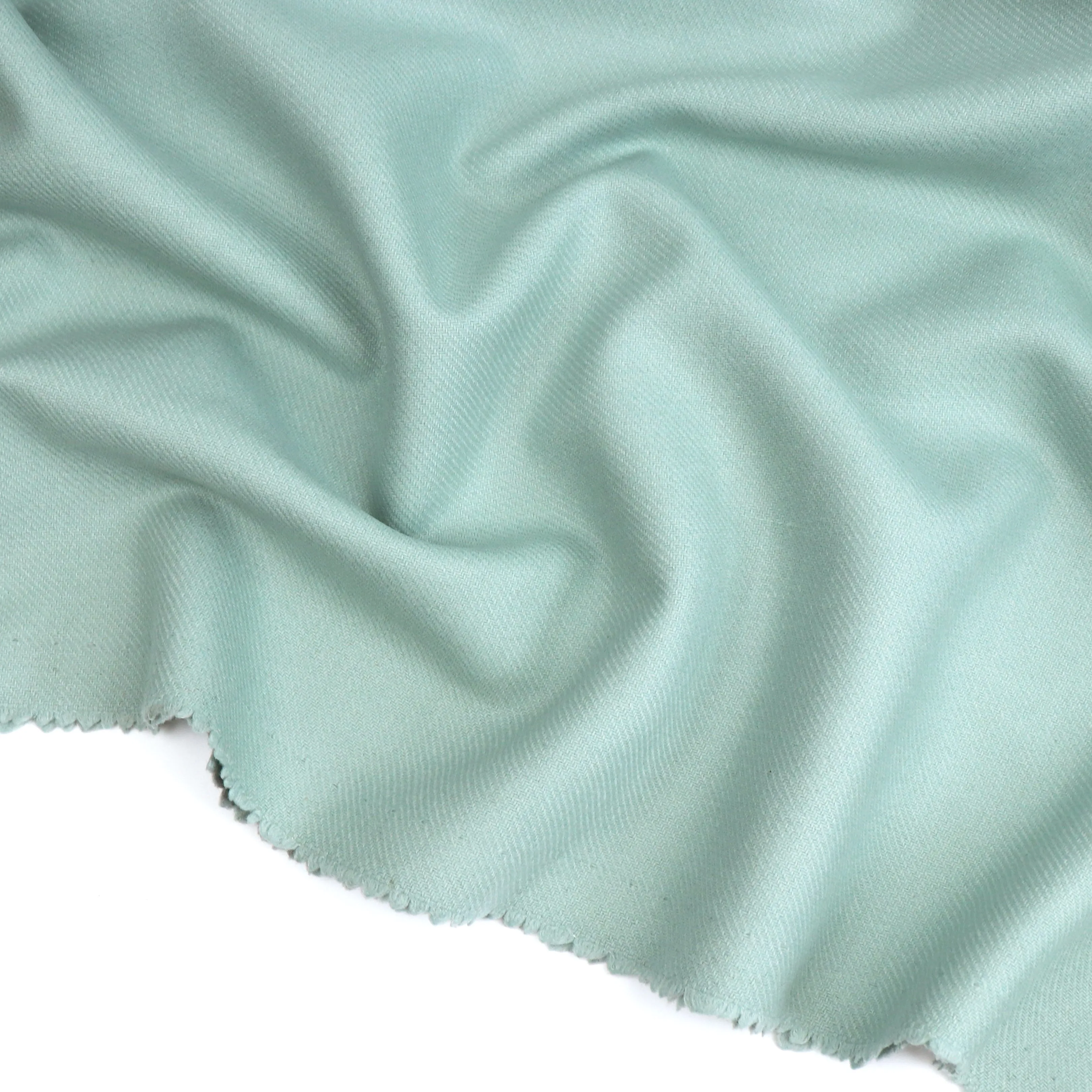 Deadstock Wool Cashmere Blend Coating - Duck Egg - SALE