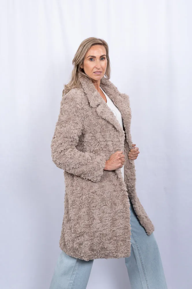 Faux shearling coat | MILA COAT
