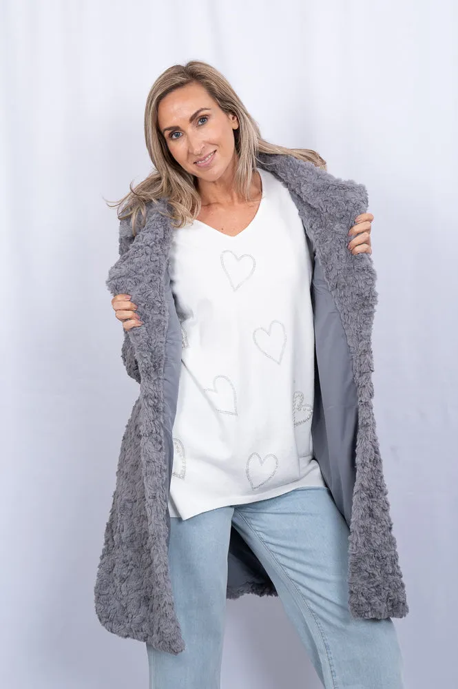 Faux shearling coat | MILA COAT