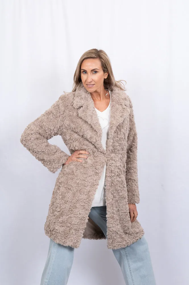Faux shearling coat | MILA COAT