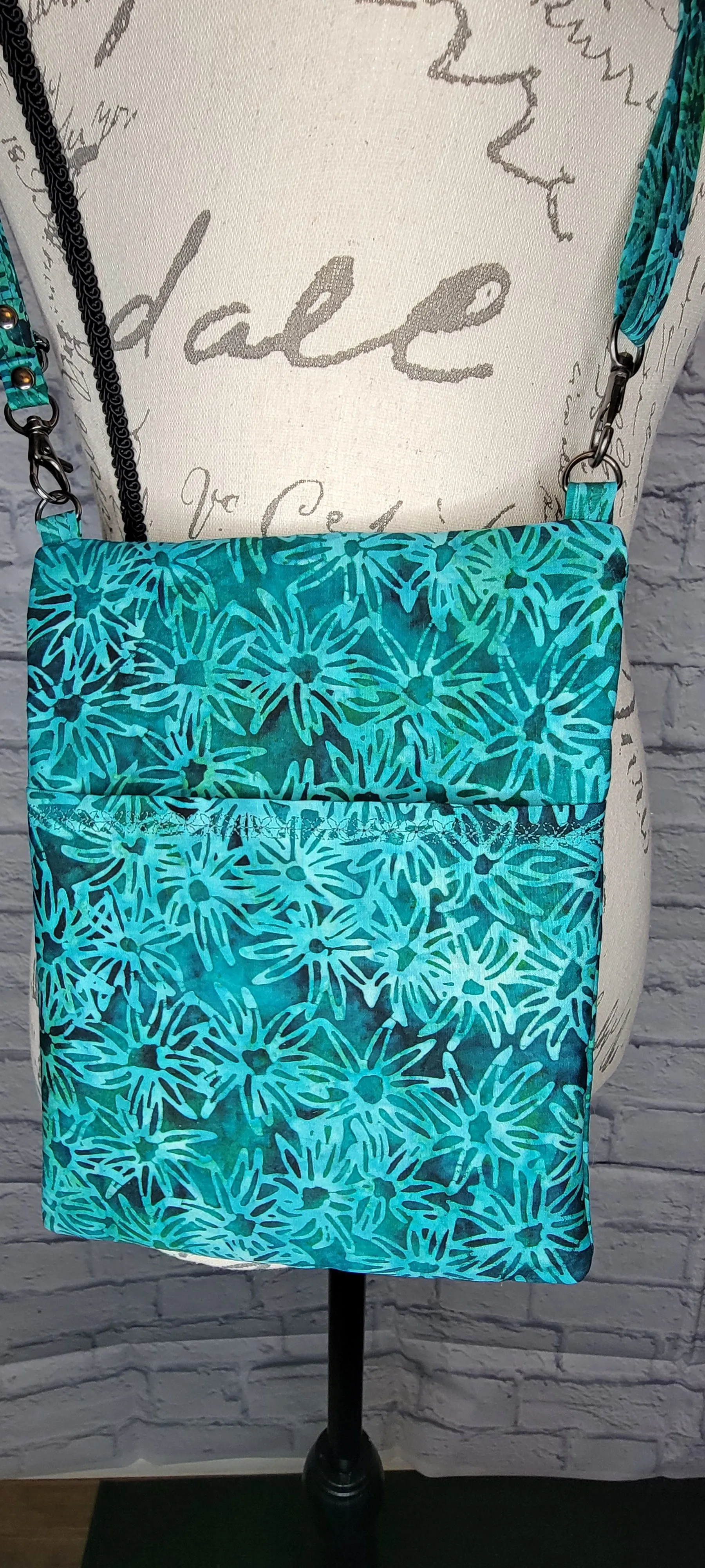 Floral Splash Green Batik