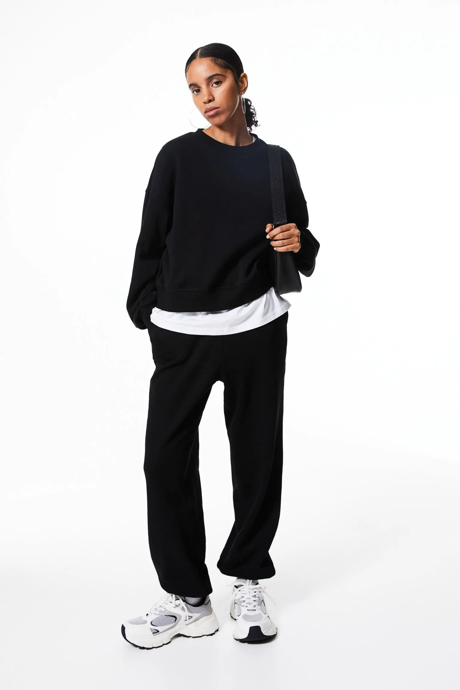 H&M sports trousers, black