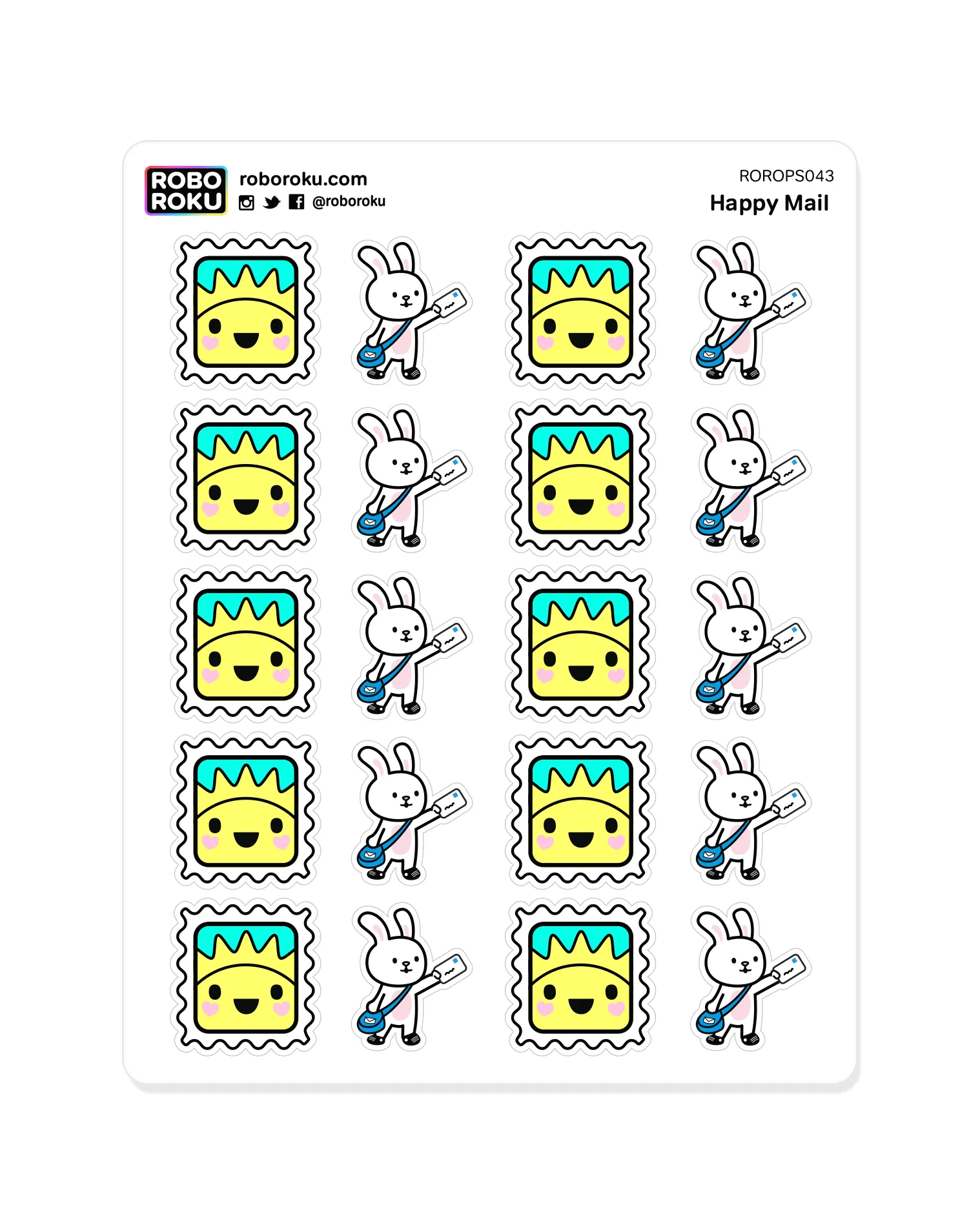 Happy Mail - Planner Stickers