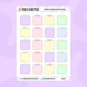 Hoppy Easter Sticky Note Stickers