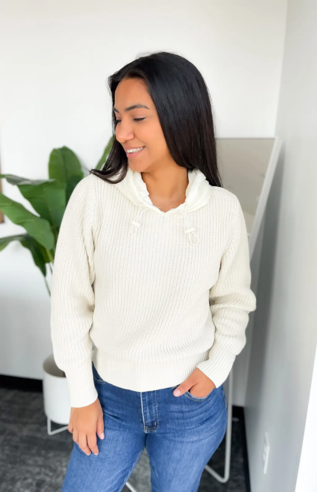Josie Knit Hooded Pullover