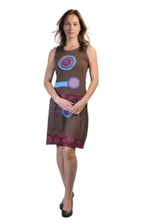 ladies-summer-sleeveless-sun-dress-with-multicolored-patch-sn1272