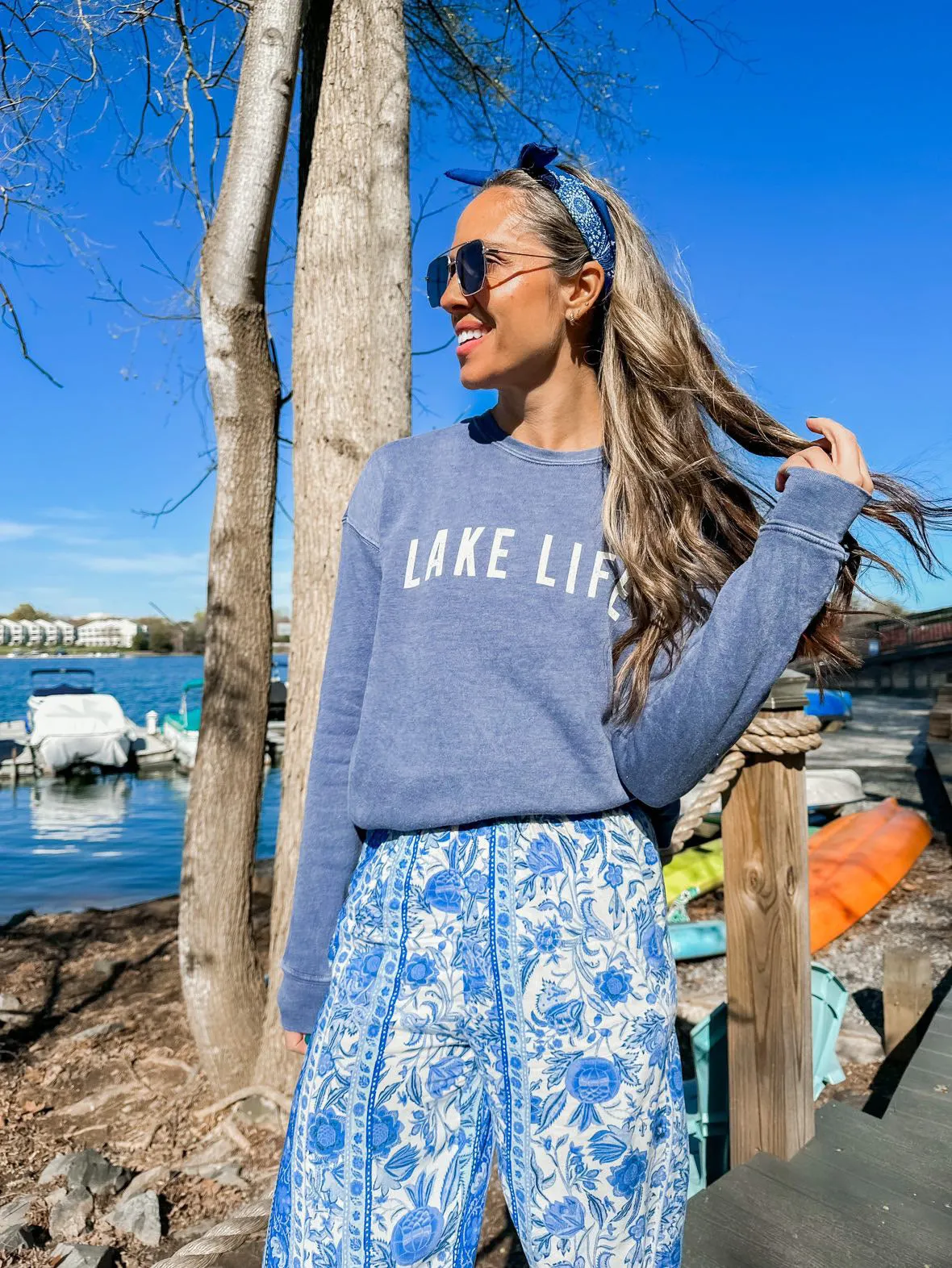 LAKE LIFE Crewneck Sweatshirt