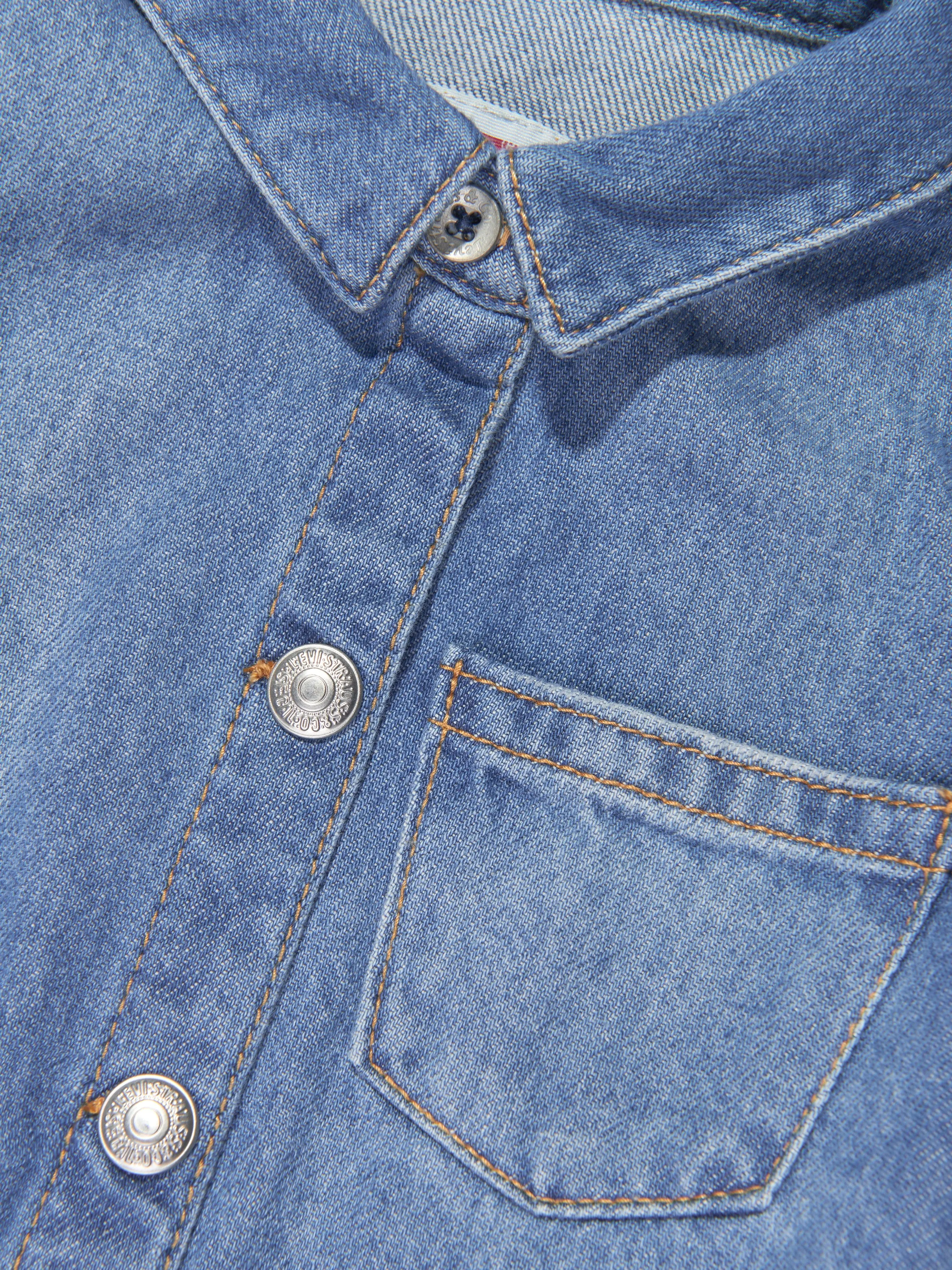 Levi's Girls Denim Romper in Blue