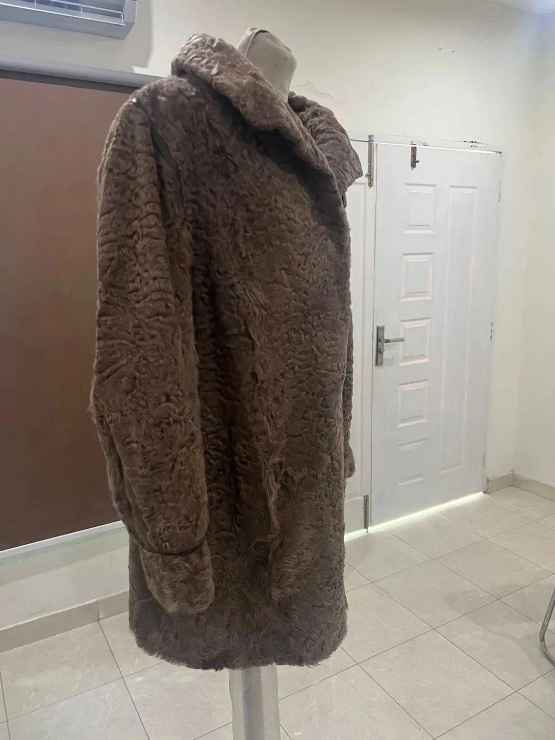 Luxurious Karakul Fur Refurbished Coat