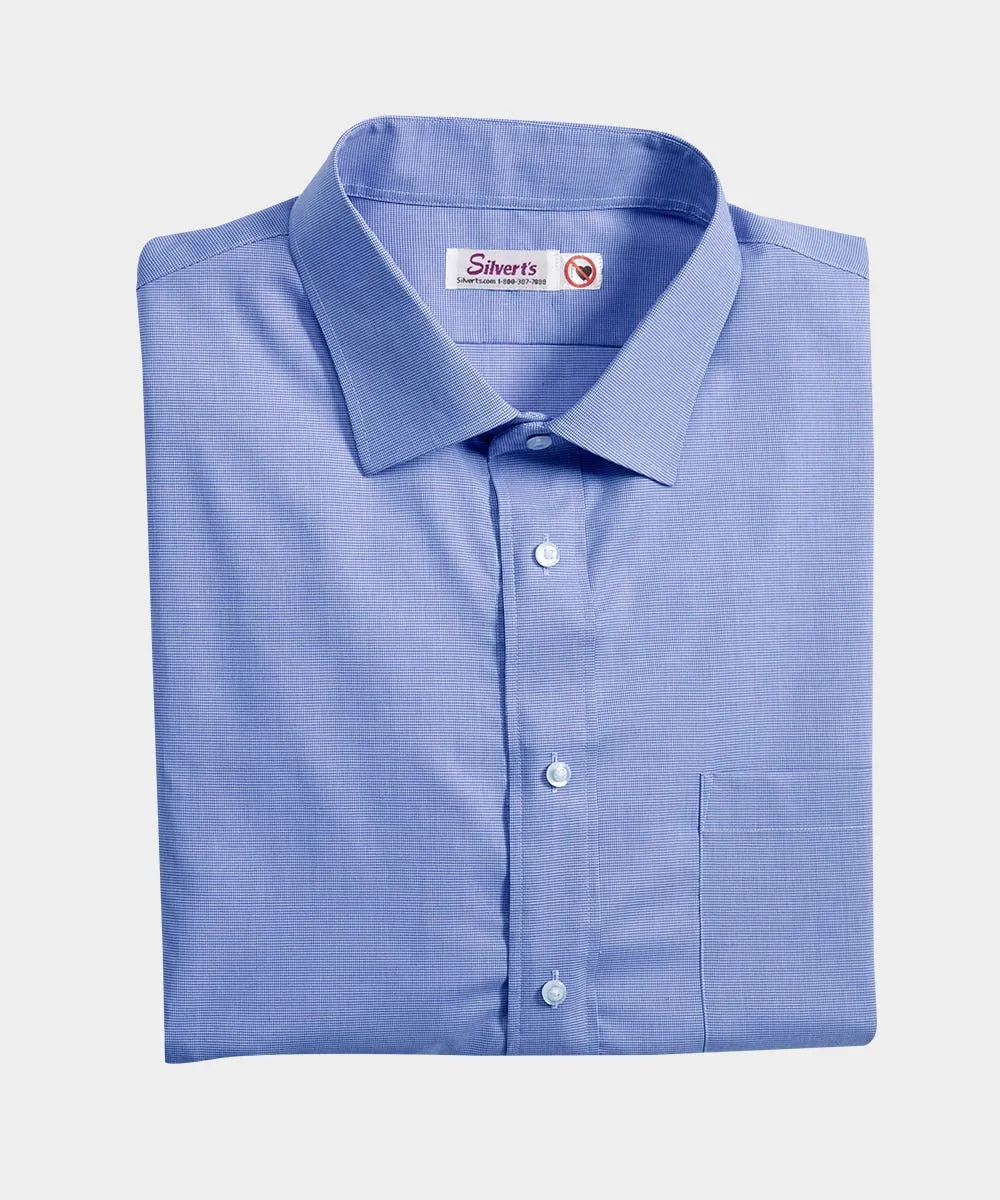 Magnetic Buttons Mens Short Sleeve Shirt