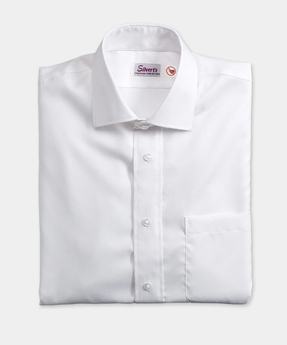 Magnetic Buttons Mens Short Sleeve Shirt
