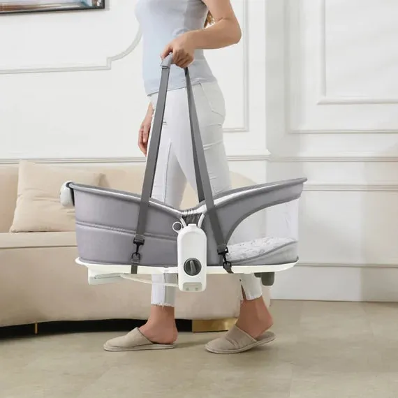 Mastela 6In1 Deluxe Multi-Functional Bassinet Grey