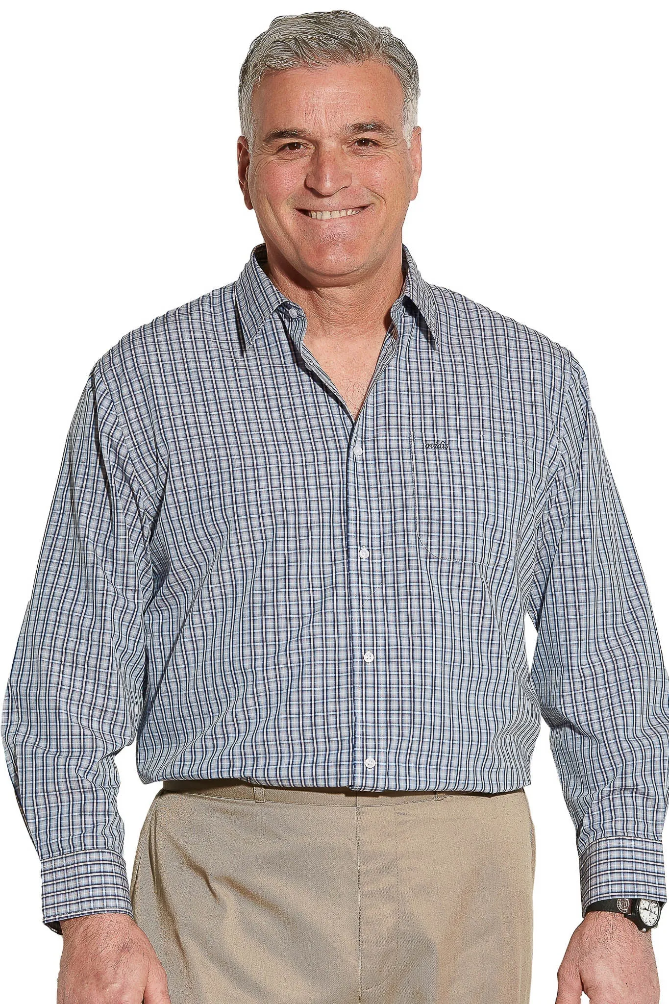 Men's Disability Friendly Dress Shirt