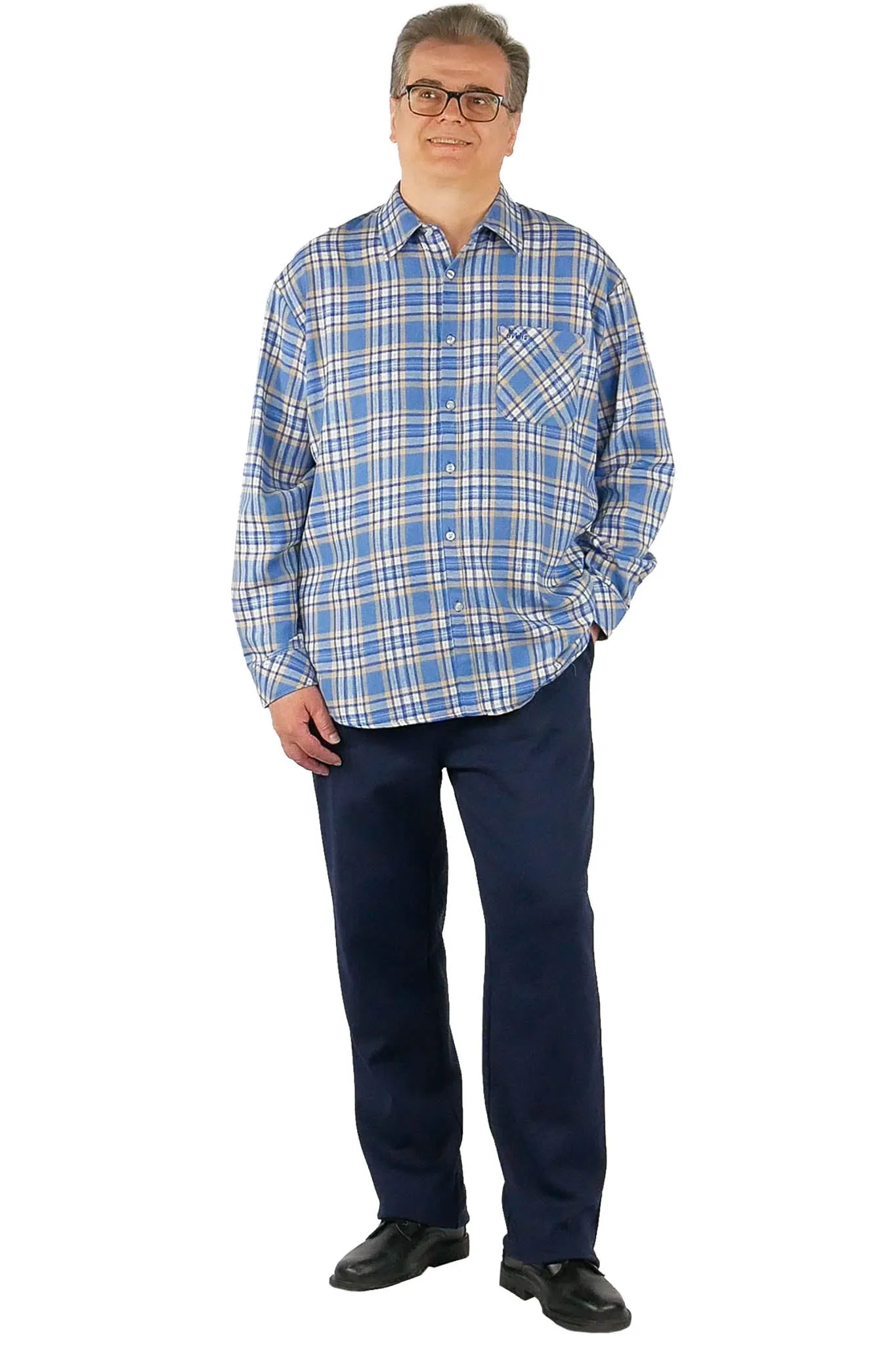 Men's Easy Dress Adaptive Dress Shirt