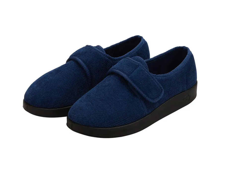 Men's Wide Adjustable Slippers for Swollen Feet