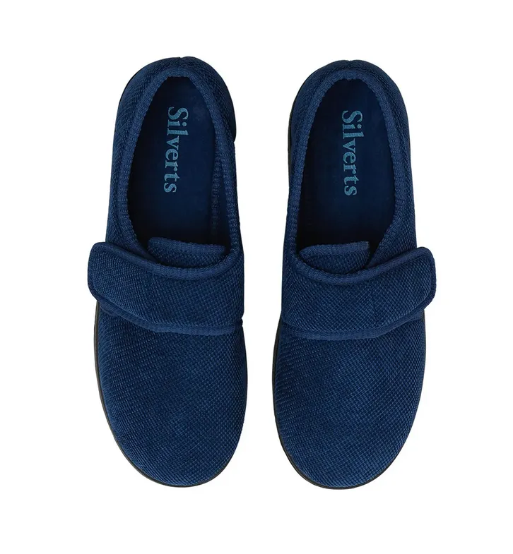 Men's Wide Adjustable Slippers for Swollen Feet
