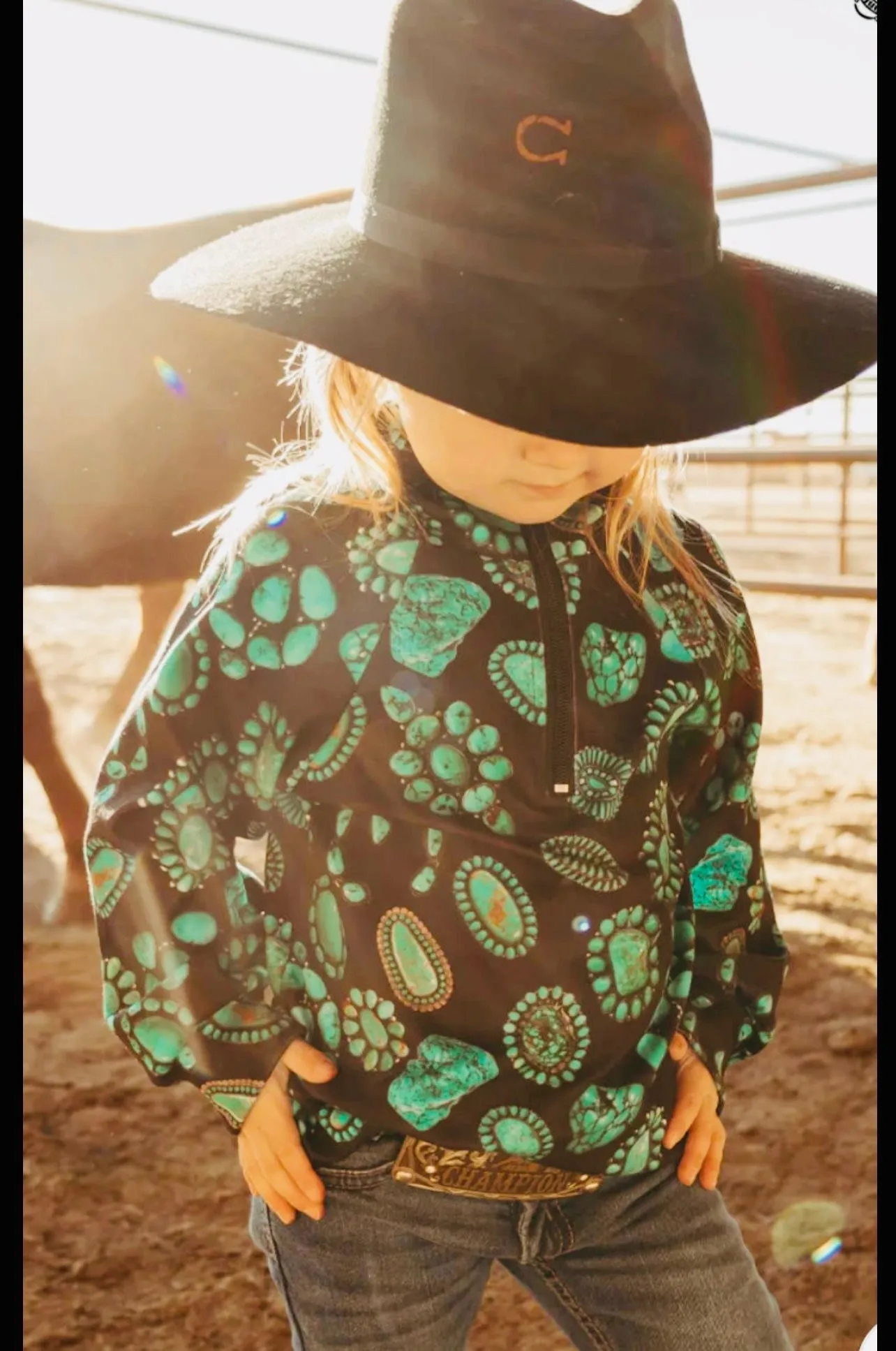 Mini Navajo Blossom Pullover