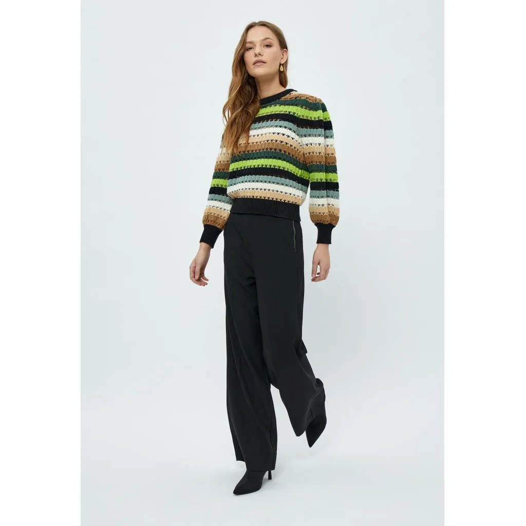 MSMikala Pullover - JUNGLE GREEN STRIPE