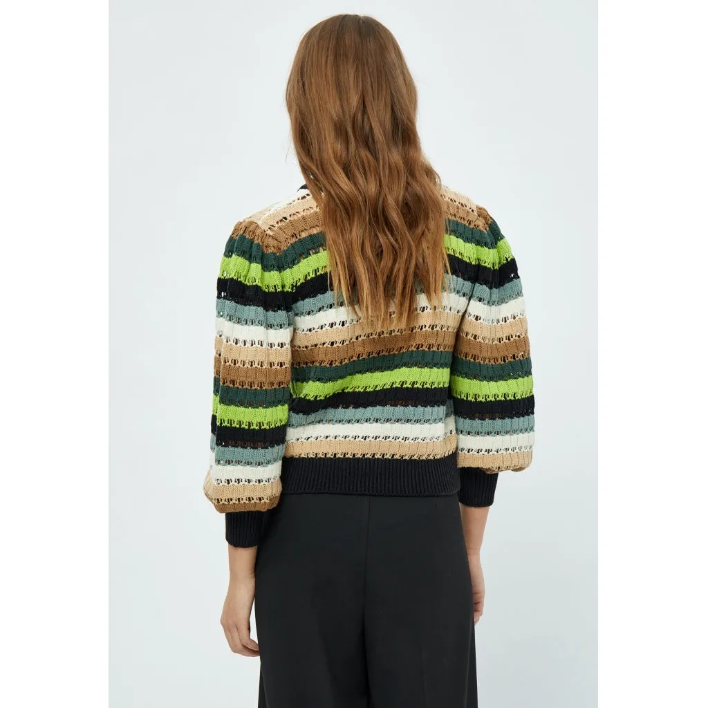 MSMikala Pullover - JUNGLE GREEN STRIPE