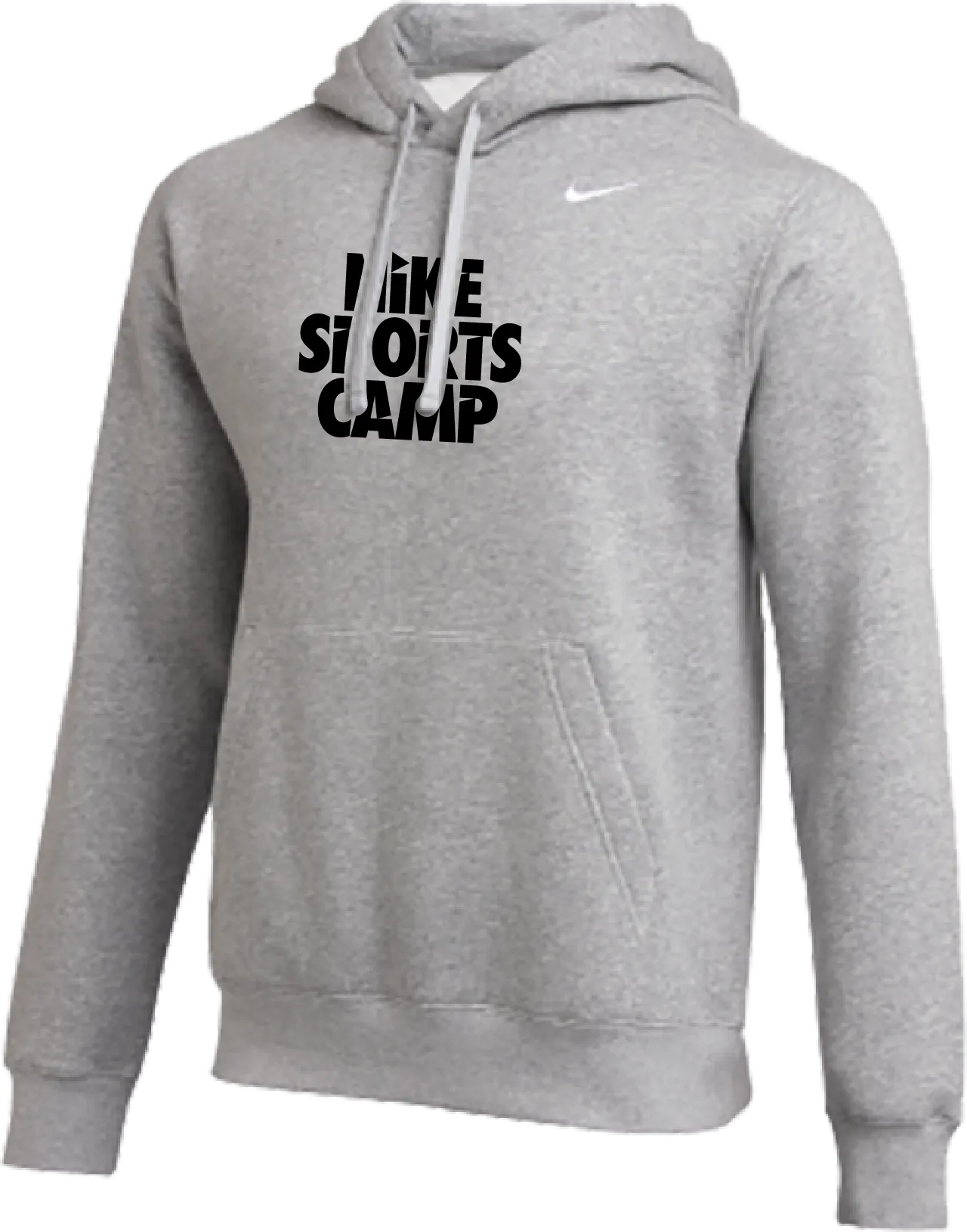 Nike Sports Camps Club Fleece Pullover Hoodie  - Heather Grey