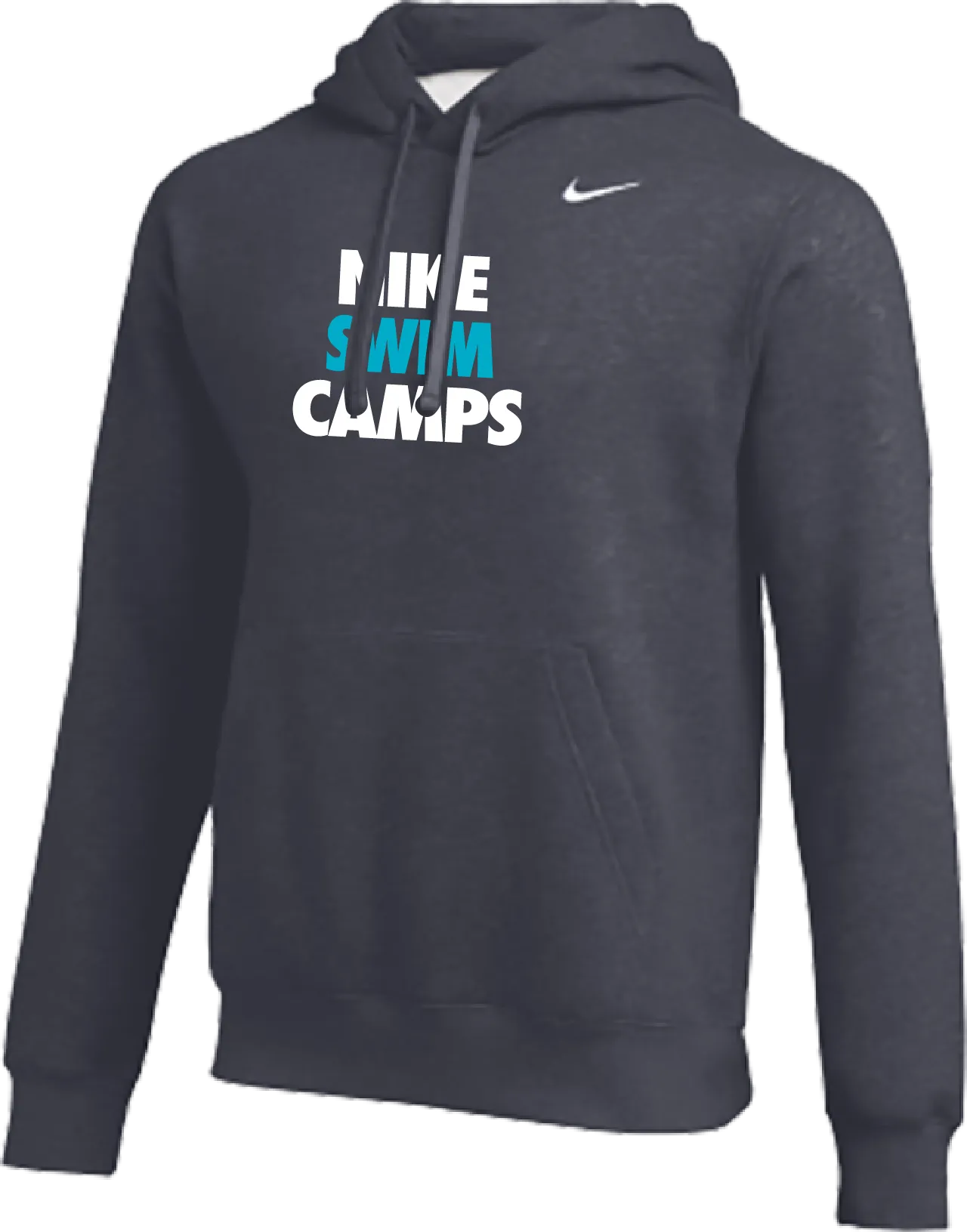 Nike Swim Camps Club Fleece Pullover Hoodie - Anthracite