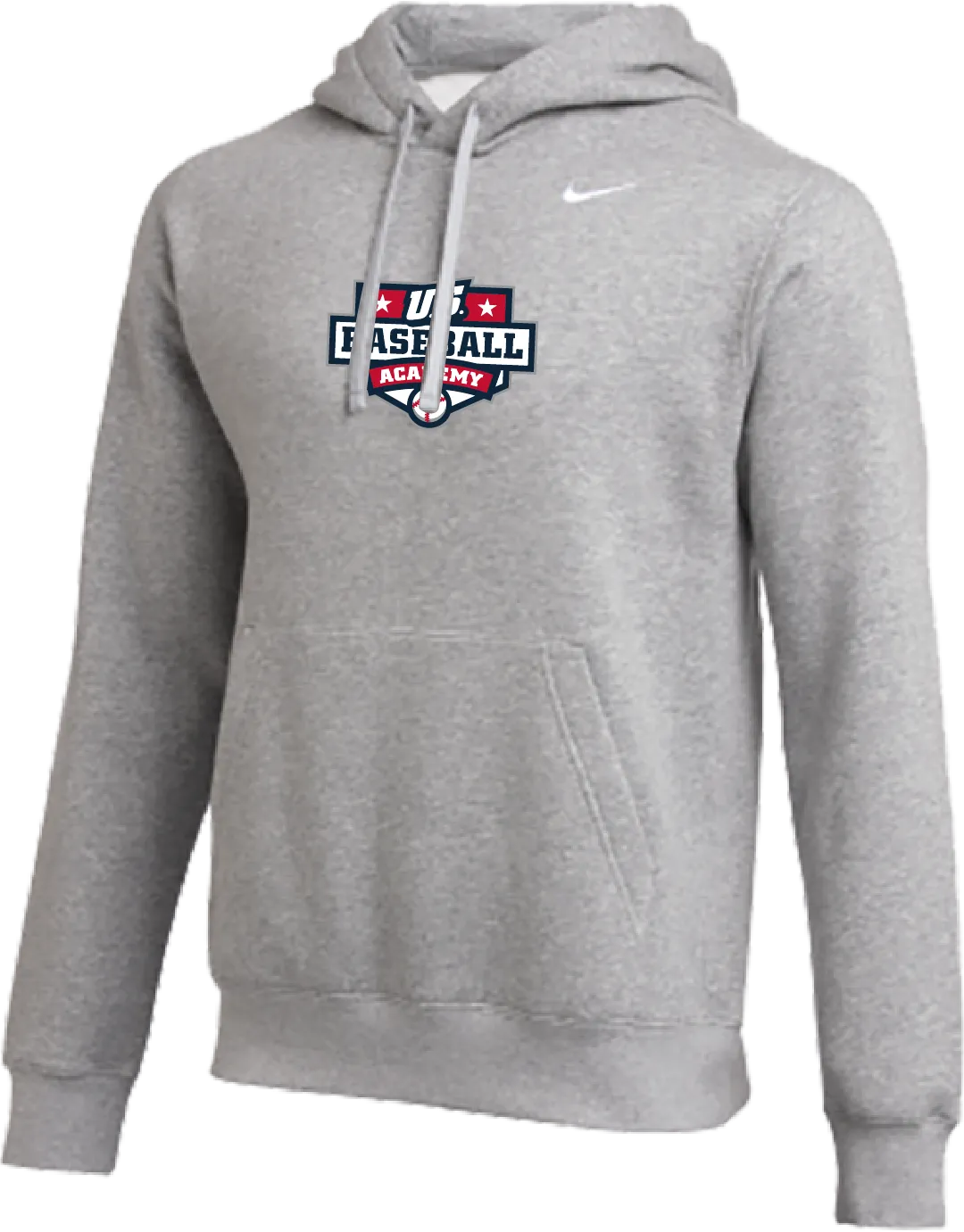 Nike USBA Club Fleece Pullover Hoodie - Heather Gray