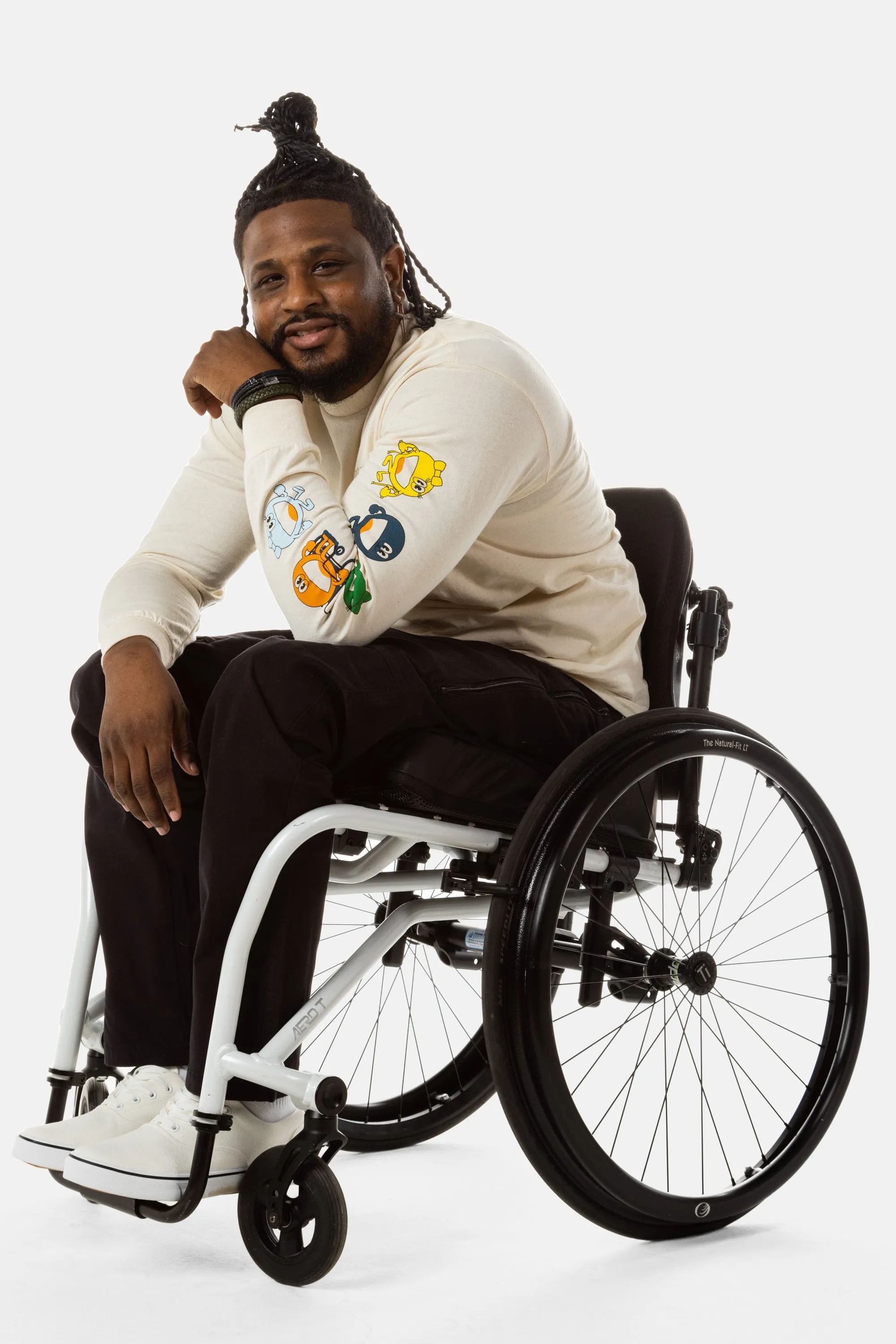No Limbits Adaptive Men's Black Wheelchair Pant