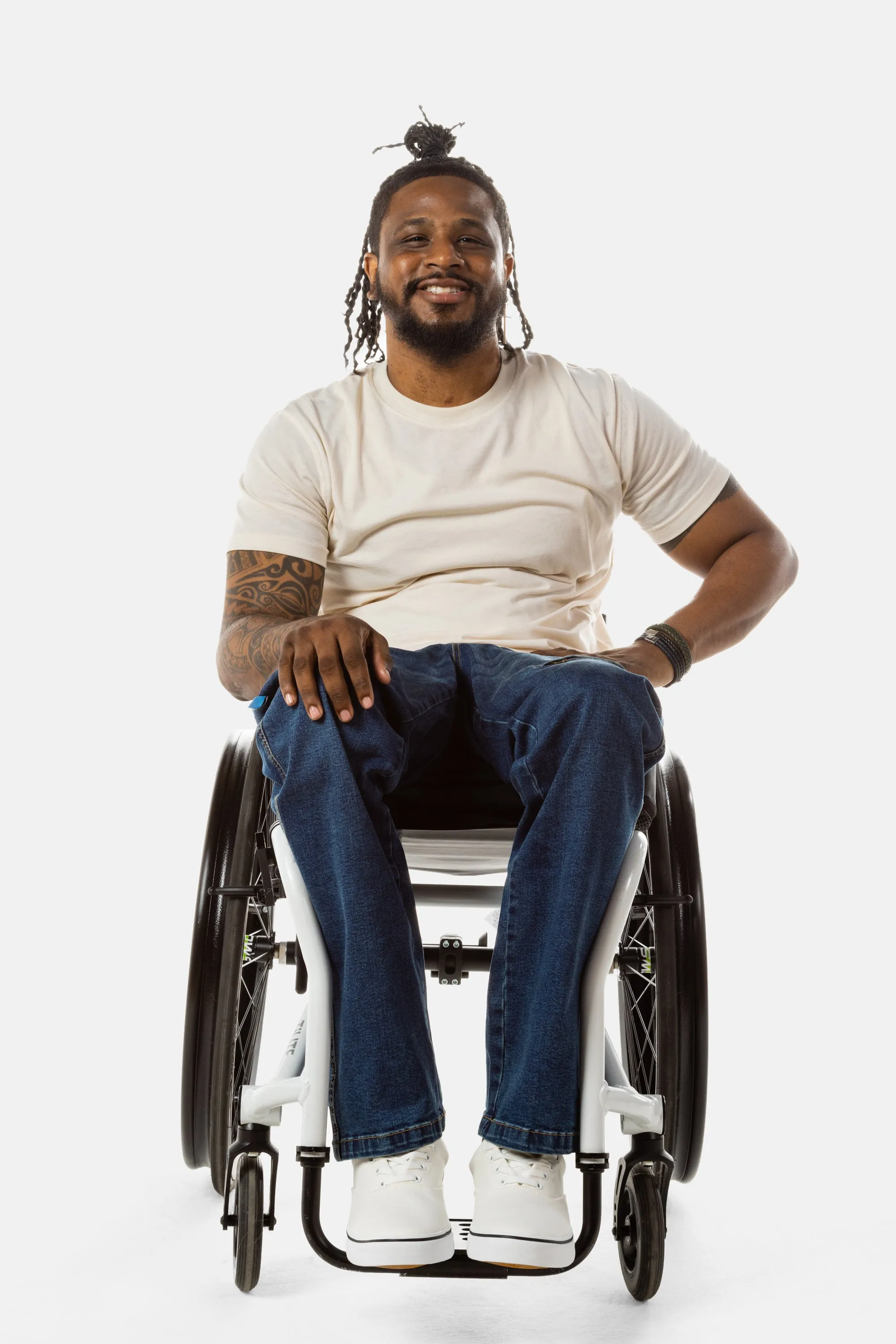 No Limbits Adaptive Men's Dark Wash Wheelchair Pant