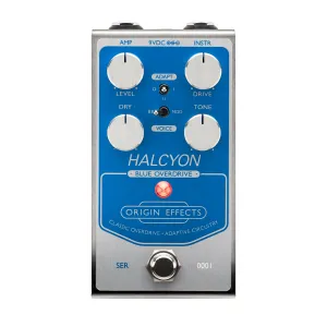 Origin Effects Halcyon Blue Overdrive Effect Pedal