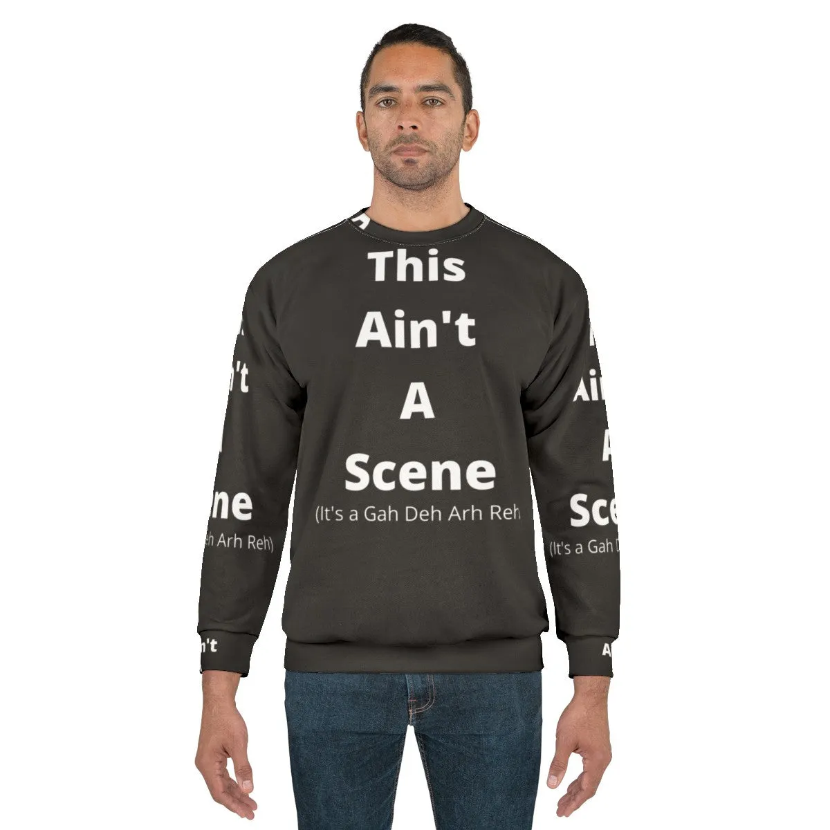 "Fall Out Boy Inspired 'This Ain't a Scene' Music Sweatshirt"