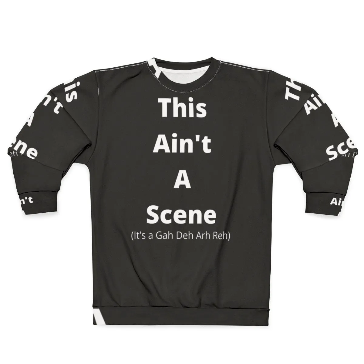 "Fall Out Boy Inspired 'This Ain't a Scene' Music Sweatshirt"