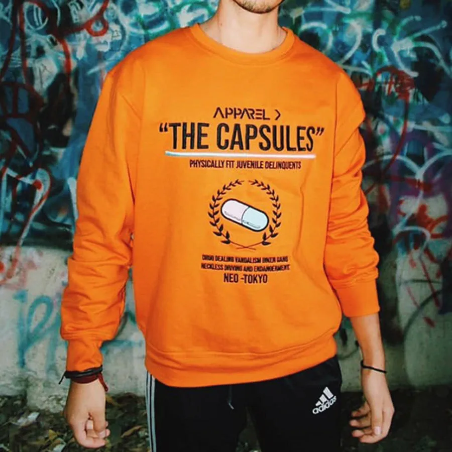 "THE CAPSULES" PULLOVER ORANGE