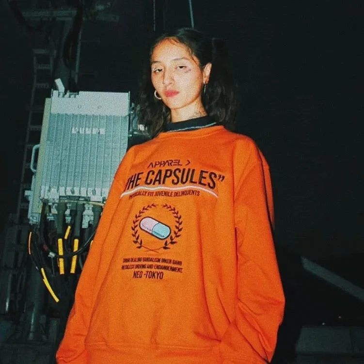 "THE CAPSULES" PULLOVER ORANGE