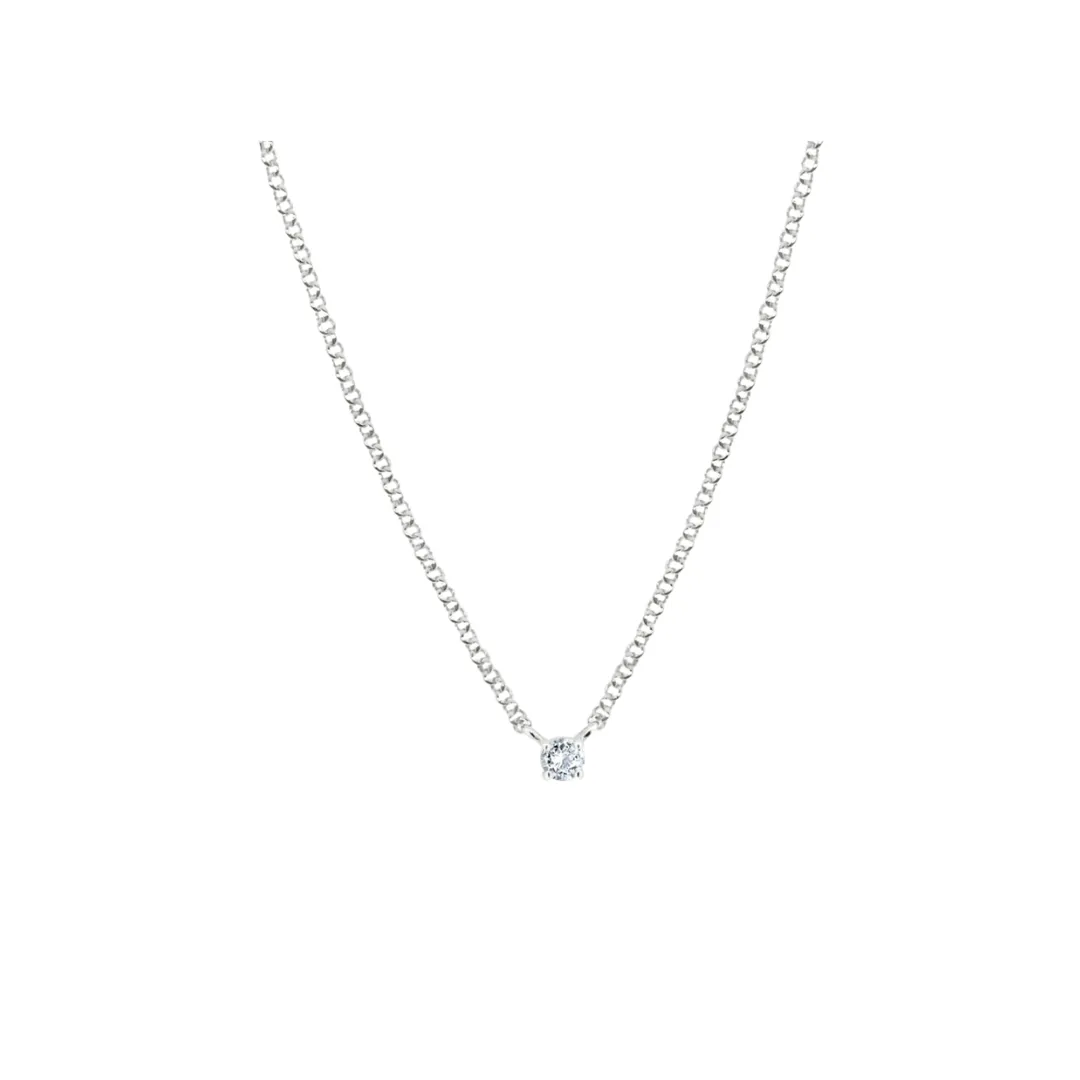 Randall Diamond Solitaire Necklace