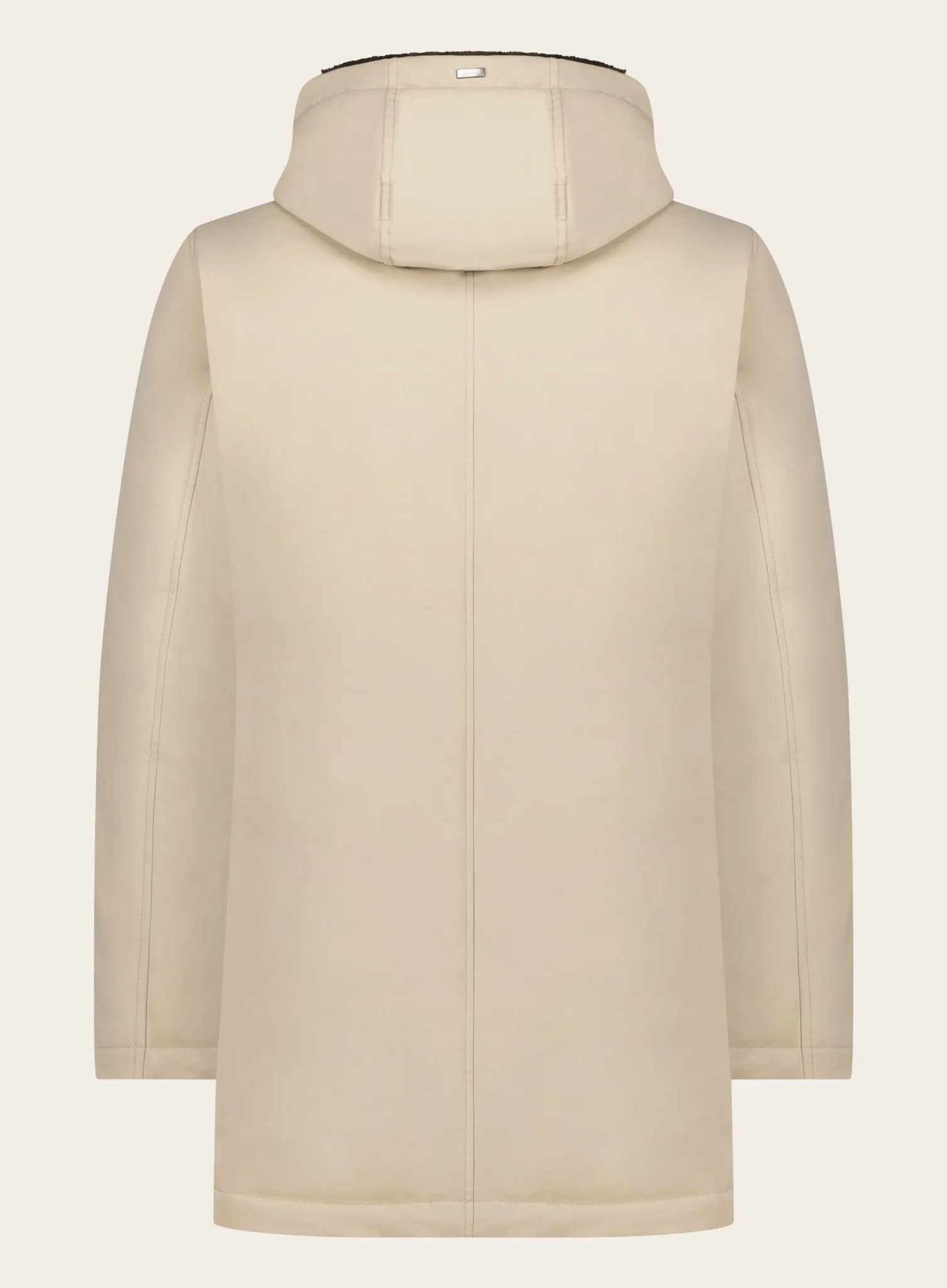 Regular-fit gewatteerde parka jas