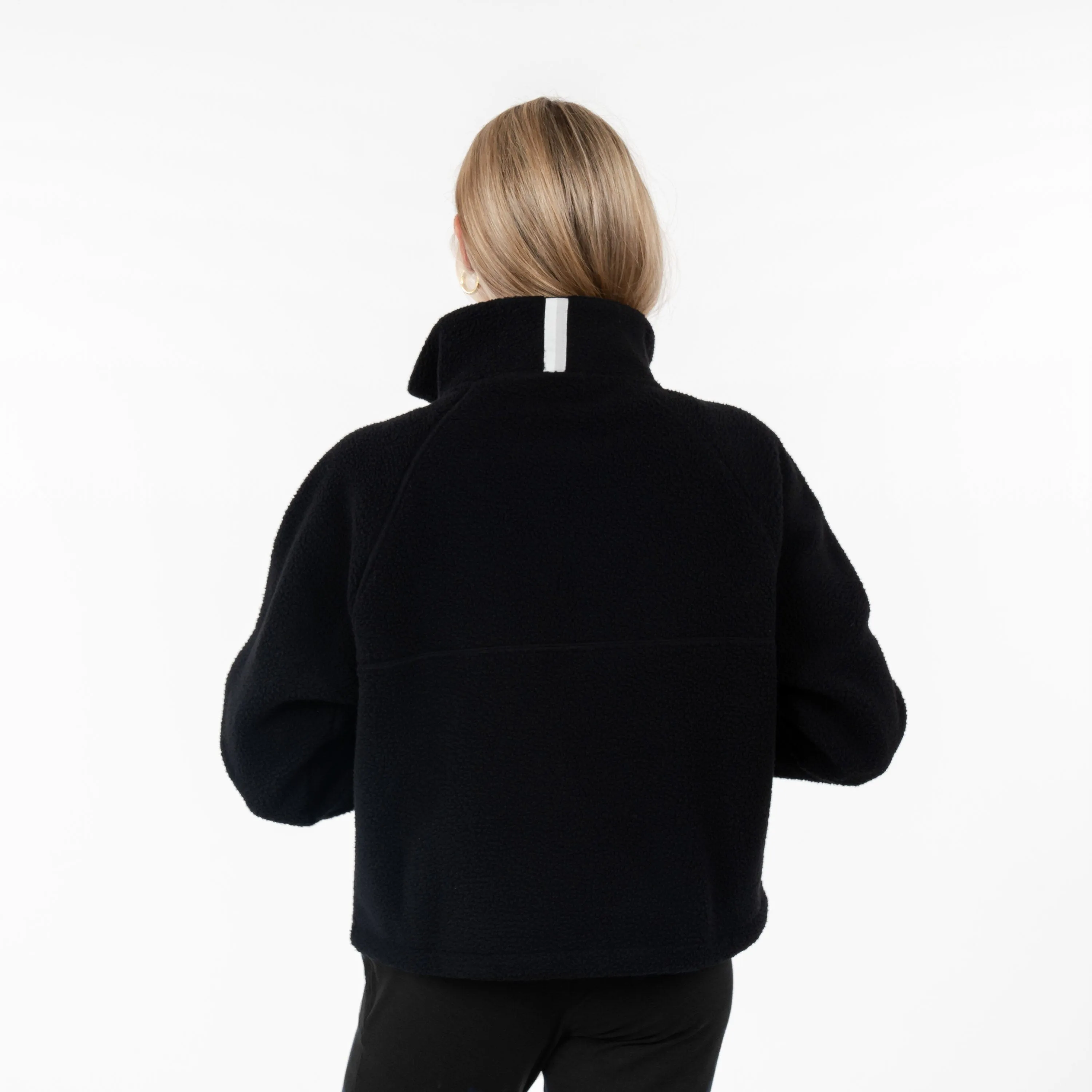 Rivanna Fleece Pullover | Solid - Midnight Black