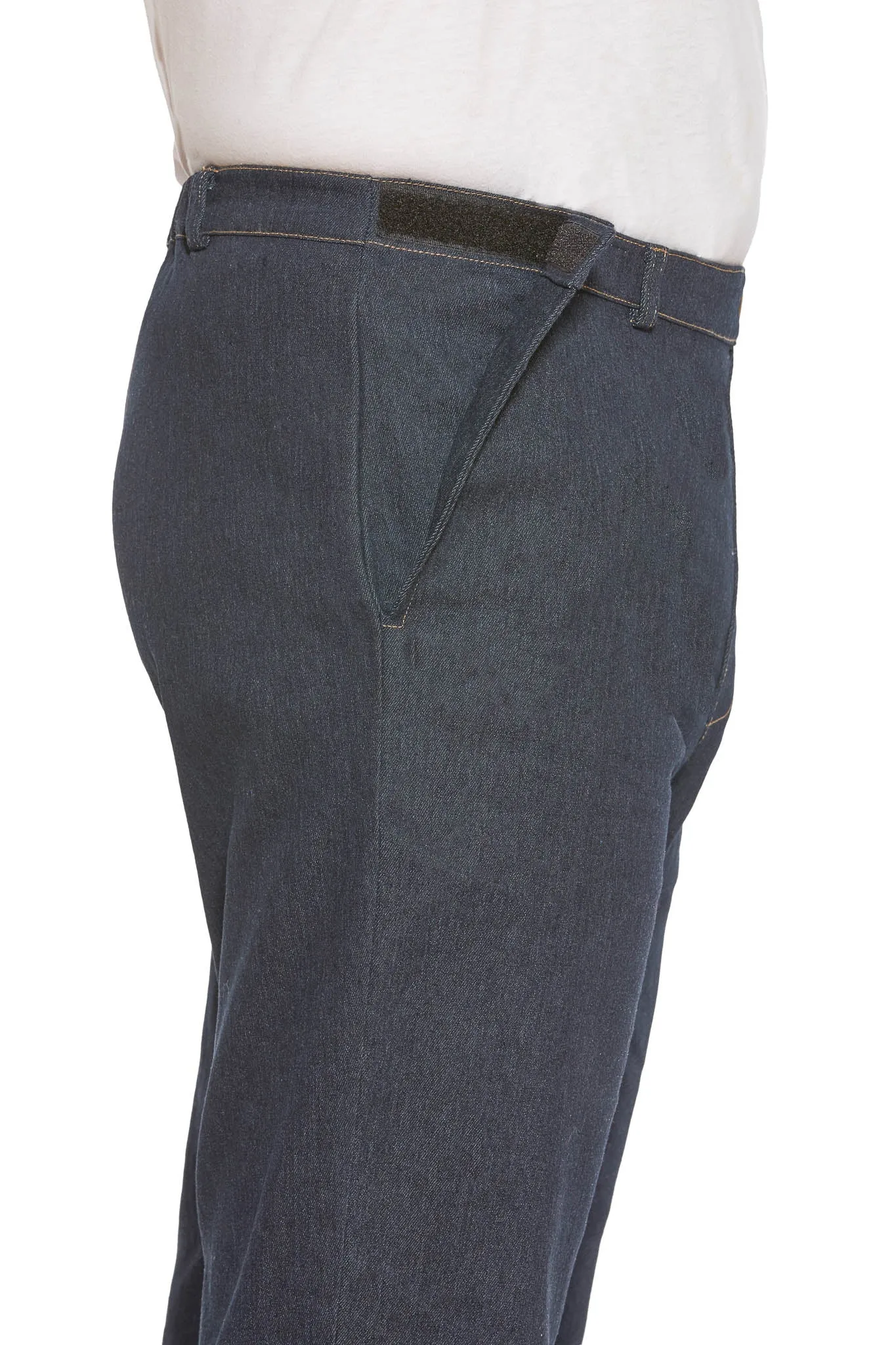Side-Opening Adaptive Jeans for Men