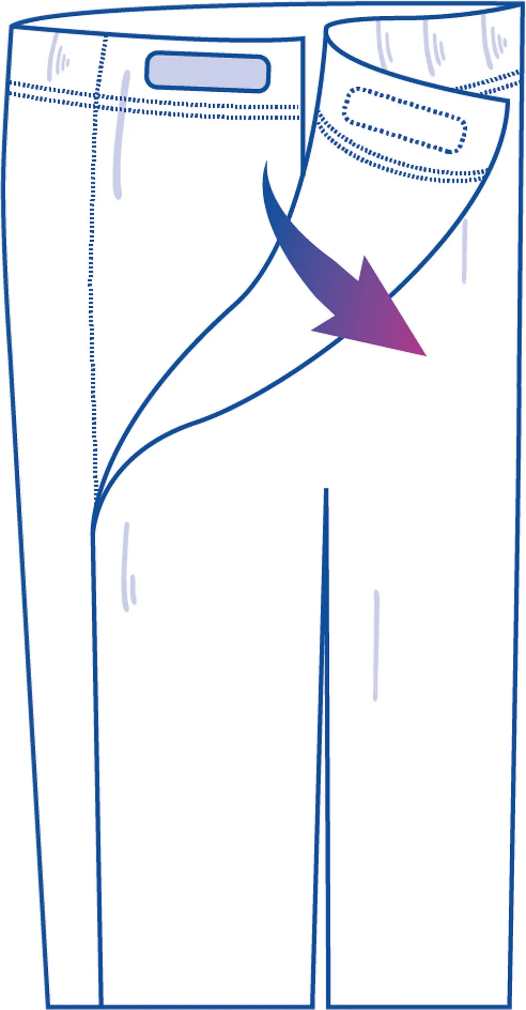 Side-Opening Adaptive Jeans for Men