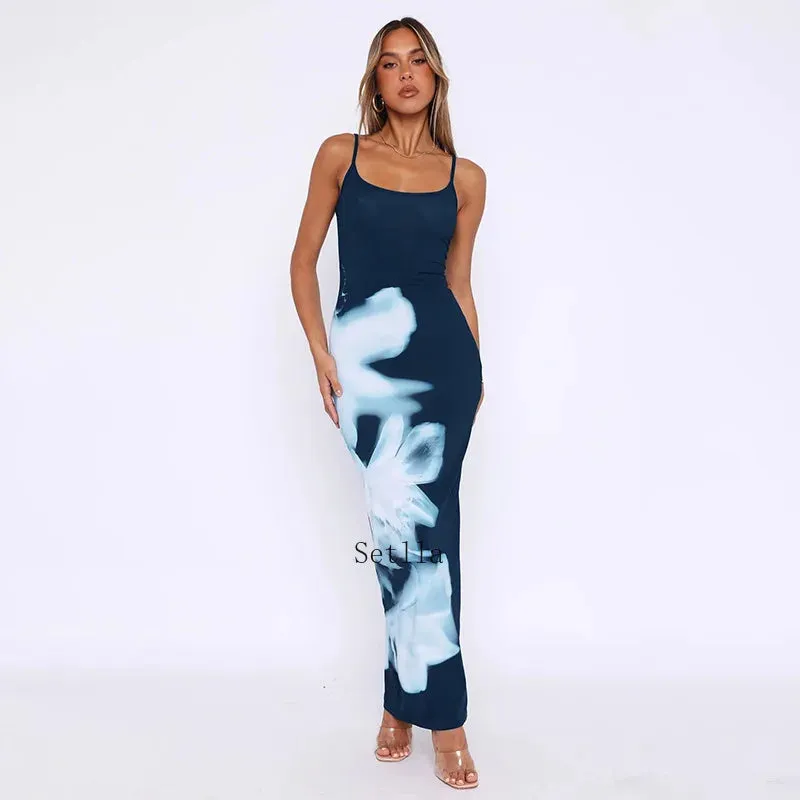 Sleeveless Slip Long Maxi Dress