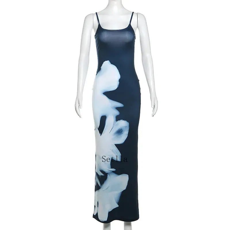 Sleeveless Slip Long Maxi Dress