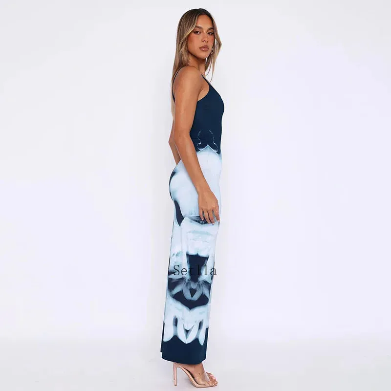 Sleeveless Slip Long Maxi Dress